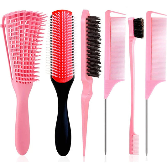 Zenvora™5 Pcs Detangling Brush Set